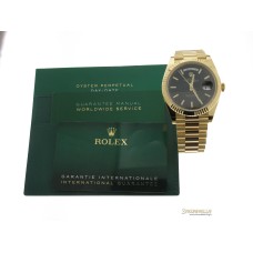 Rolex Daydate Black index Dial 228238 Arabic Language